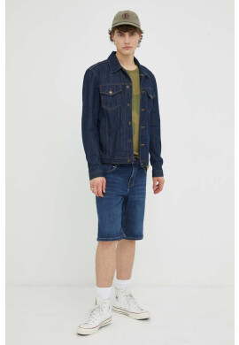 G-Star Raw Памучна тениска в зелено с десен - Pepit.bg