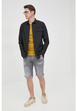 G-Star Raw Памучна тениска (2 броя) в зелено с изчистен дизайн - Pepit.bg