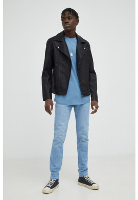 G-Star Raw Памучна тениска с изчистен дизайн - Pepit.bg