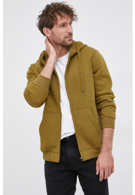 G-Star Raw Суичър мъжки в зелено с изчистен дизайн - Pepit.bg