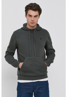 G-Star Raw Суичър в сиво с изчистен дизайн - Pepit.bg