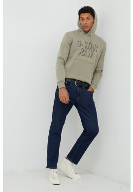 G-Star Raw Суичър в зелено с изчистен дизайн - Pepit.bg