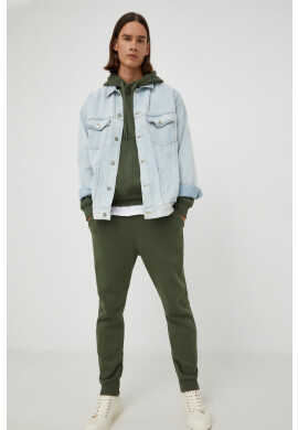 G-Star Raw Суичър в зелено с изчистен дизайн - Pepit.bg