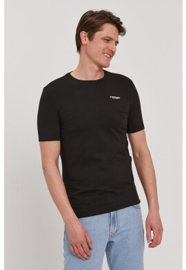 G-Star Raw Тениска в черно с изчистен дизайн - Pepit.bg