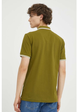 G-Star Raw Тениска с яка в сиво с изчистен дизайн - Pepit.bg