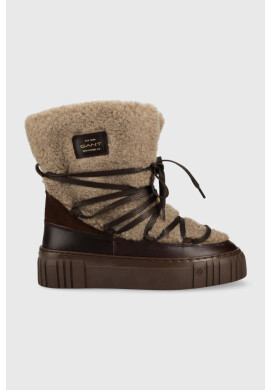 Gant Апрески Snowmont в кафяво - Pepit.bg