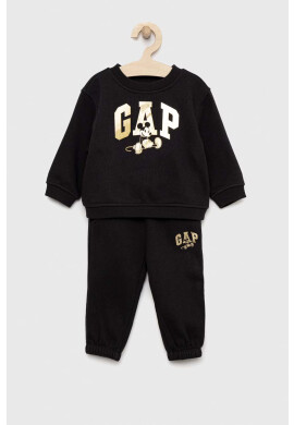 Gap Бебешки анцуг x Disney в черно - Pepit.bg