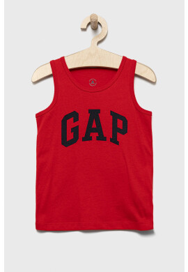 Gap Детска памучна тениска (2-pack) меланж на - Pepit.bg