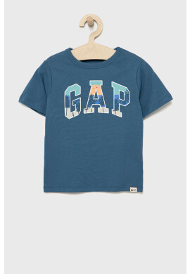 Gap Детска памучна тениска (3-pack) с принт - Pepit.bg