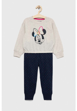 Gap Детска пижама x Disney в бежово с десен - Pepit.bg