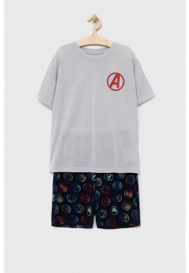 Gap Детска пижама x Marvel в сиво с десен - Pepit.bg
