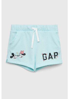 Gap Детски къси панталони x Disney в тъмносиньо с регулируема талия - Pepit.bg