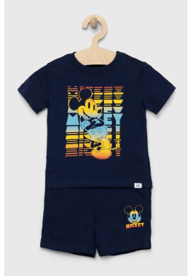 Gap Детски памучен комплект x Disney в тъмносиньо - Pepit.bg