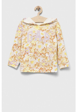 Gap Детски суичър с качулка с десен - Pepit.bg