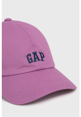 Gap Памучна шапка в лилаво с изчистен дизайн - Pepit.bg