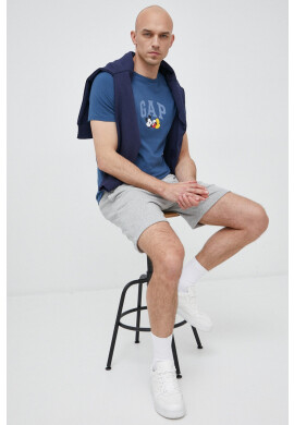 Gap Памучна тениска x Disney в тъмносиньо с принт - Pepit.bg