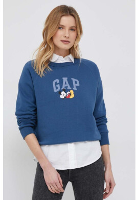 Gap Суичър x Disney в синьо с десен - Pepit.bg