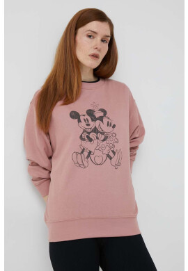 Gap Суичър x Disney в розово с принт - Pepit.bg