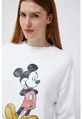 Gap Суичър x Disney в бяло с принт - Pepit.bg