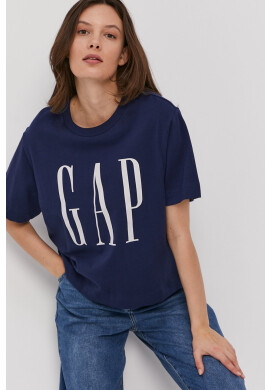 Gap Тениска дамска в тъмносиньо - Pepit.bg