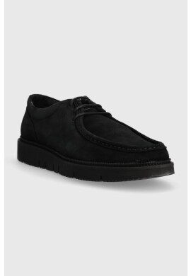 Garment Project Половинки обувки от велур Eilo Vibram Low в черно GP2469 - Pepit.bg