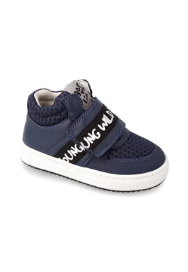 Garvalin Детски кожени маратонки в тъмносиньо - Pepit.bg