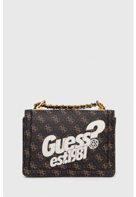 Guess Чанта в кафяво - Pepit.bg