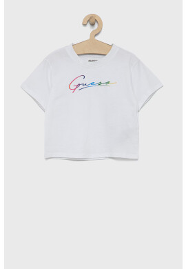 Guess Детска памучна тениска - Pepit.bg