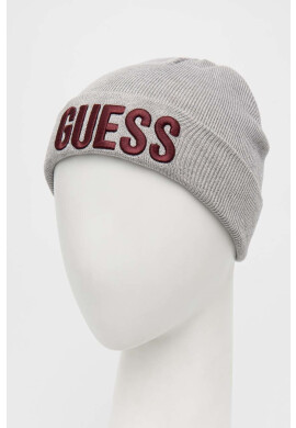 Guess Детска шапка в сиво с фина плетка - Pepit.bg