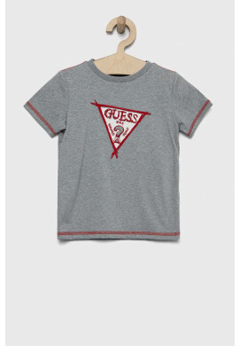 Guess Детска тениска в сиво меланж на - Pepit.bg