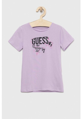 Guess Детска тениска в лилаво - Pepit.bg