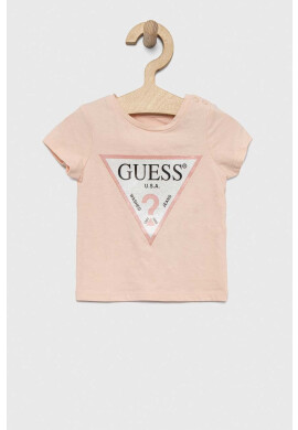 Guess Детска тениска в розово - Pepit.bg