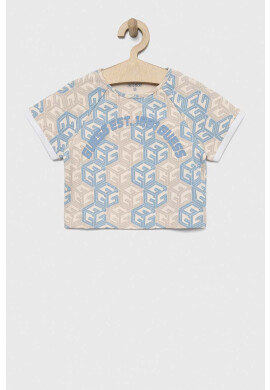 Guess Детска тениска в бежово - Pepit.bg