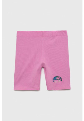 Guess Детски къси панталони в бежово с десен - Pepit.bg