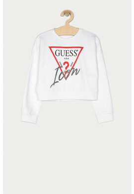 Guess Детски памучен суичър 116-175 cm - Pepit.bg