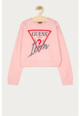 Guess Детски памучен суичър 116-175 cm - Pepit.bg