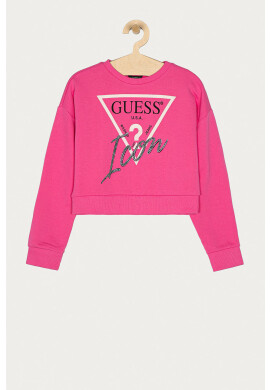 Guess Детски памучен суичър 116-175 cm - Pepit.bg