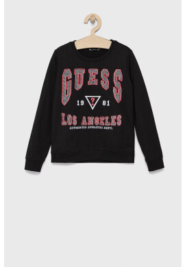 Guess Детски памучен суичър - Pepit.bg