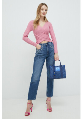 Guess Дънки Mom Jean с висока талия - Pepit.bg