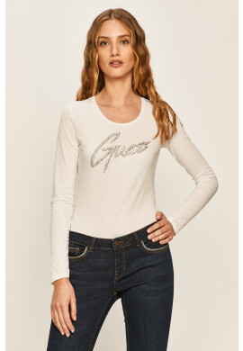 Guess Jeans - Блуза с дълъг ръкав - Pepit.bg