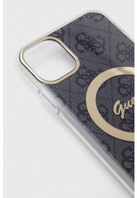 Guess Кейс за телефон iPhone 11 6.1" в сиво - Pepit.bg