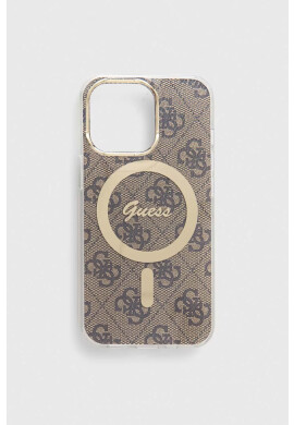 Guess Кейс за телефон iPhone 13 Pro / 13 6.1" в бежово - Pepit.bg