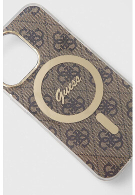 Guess Кейс за телефон iPhone 13 Pro / 13 6.1" в бежово - Pepit.bg