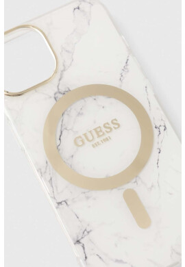 Guess Кейс за телефон iPhone 14 6.1" в бяло - Pepit.bg
