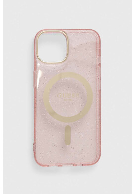 Guess Кейс за телефон iPhone 14 6.1" в розово - Pepit.bg
