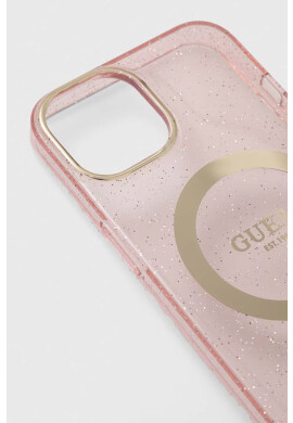 Guess Кейс за телефон iPhone 14 6.1" в розово - Pepit.bg