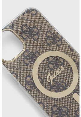 Guess Кейс за телефон iPhone 14 Plus 6.7" в бежово - Pepit.bg