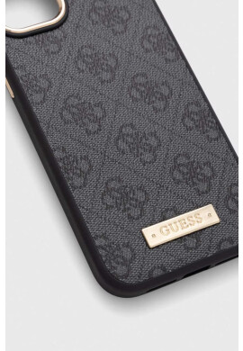 Guess Кейс за телефон iPhone 14 Plus 67" в сиво - Pepit.bg