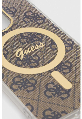 Guess Кейс за телефон iPhone 14 Pro 6.1" в лилаво - Pepit.bg