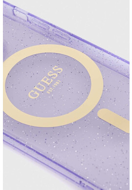 Guess Кейс за телефон iPhone 14 Pro 6.1" в лилаво - Pepit.bg